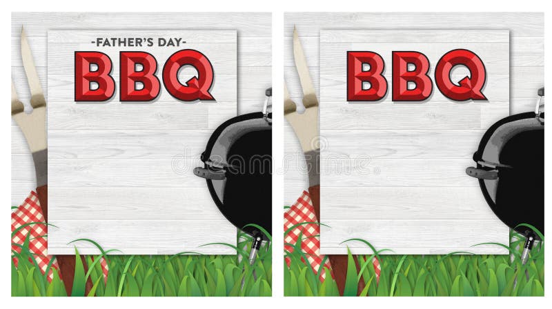 Invitación del Bbq del día de padres libre illustration Invitación del Bbq del día de padres libre illustration
