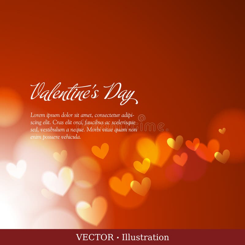 Invitation card of Valentine`s day or Wedding.