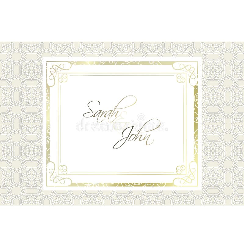 Invitation de mariage Cadre de rectangle de vintage Élément fleuri pour la conception Décor de luxe Place pour le texte Cadre d'o illustration stock Invitation de mariage Cadre de rectangle de vintage Élément fleuri pour la conception Décor de luxe Place pour le texte Cadre d'o illustration stock