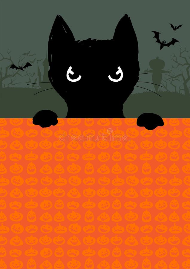 Invitation de partie de Halloween illustration de vecteur Invitation de partie de Halloween illustration de vecteur