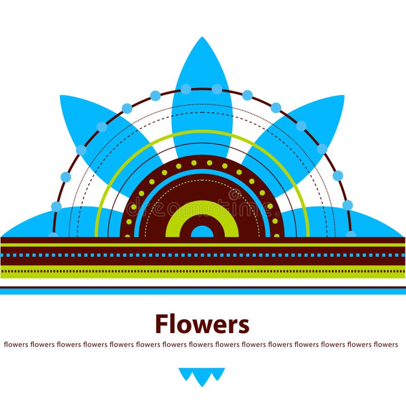 Fond floral décoratif illustration stock