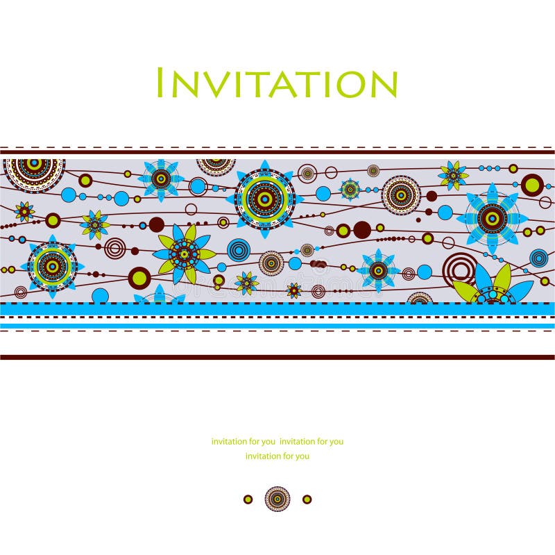 Fond floral décoratif illustration de vecteur