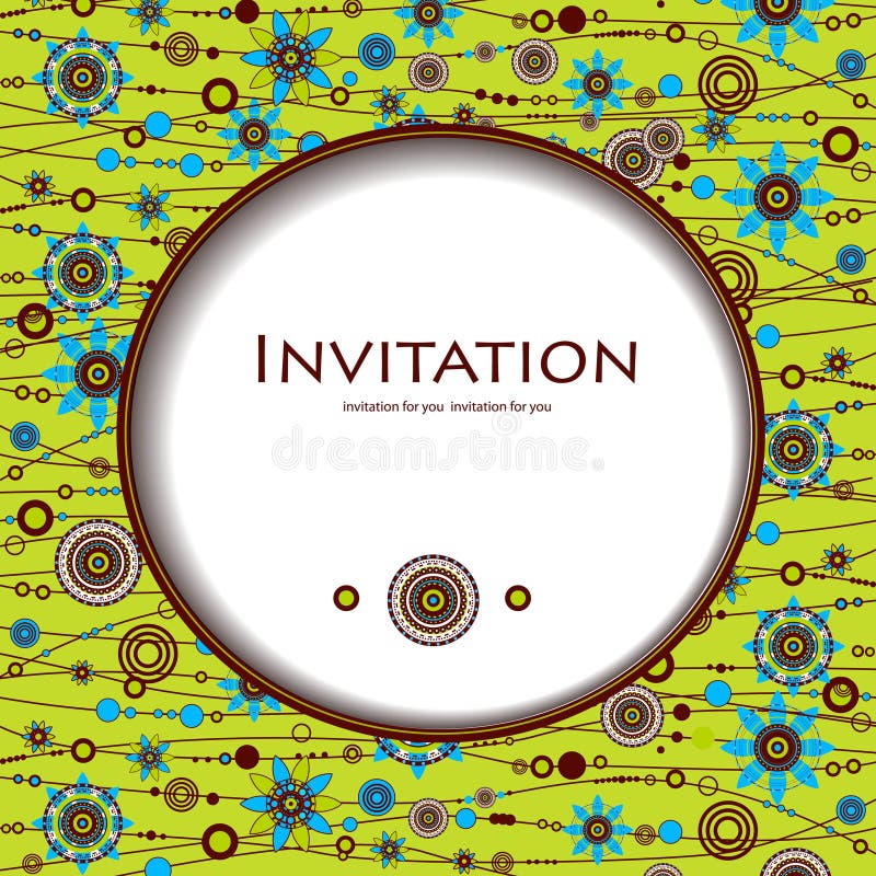 Fond floral décoratif illustration libre de droits