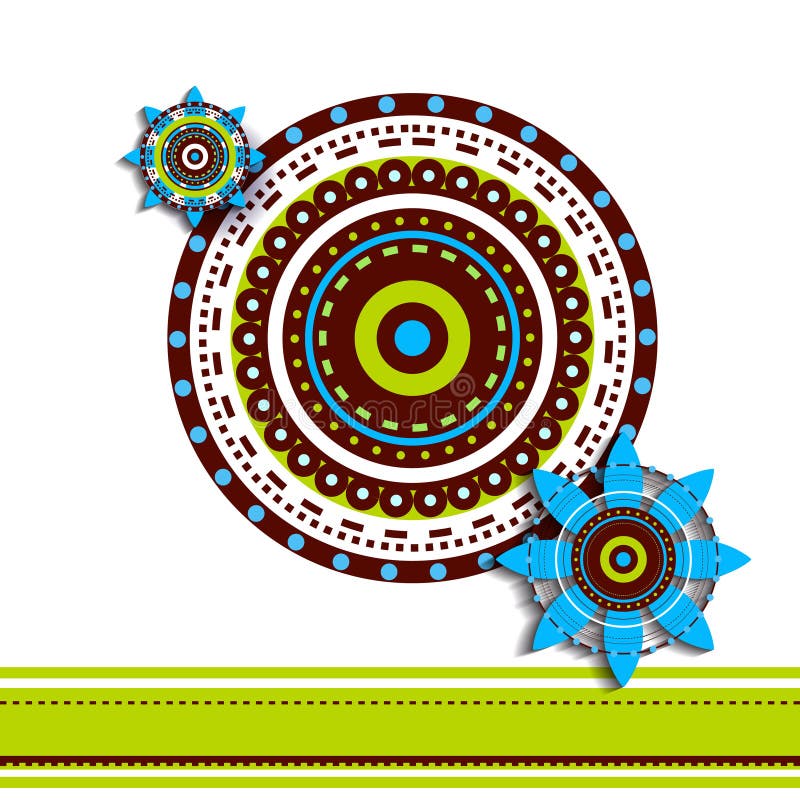 Fond floral décoratif illustration libre de droits