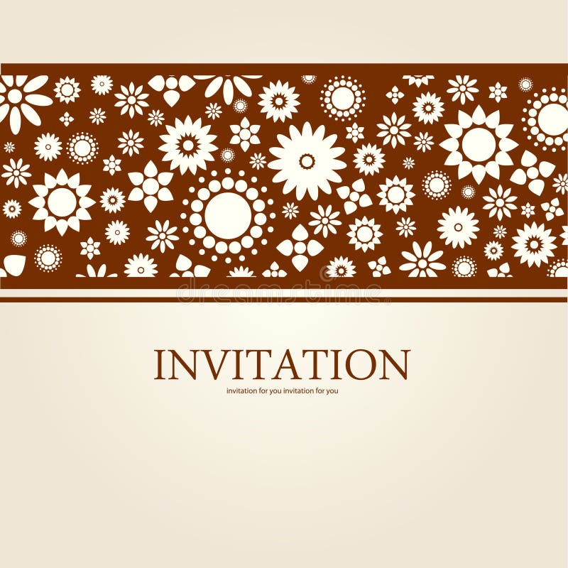 Fond floral décoratif illustration stock