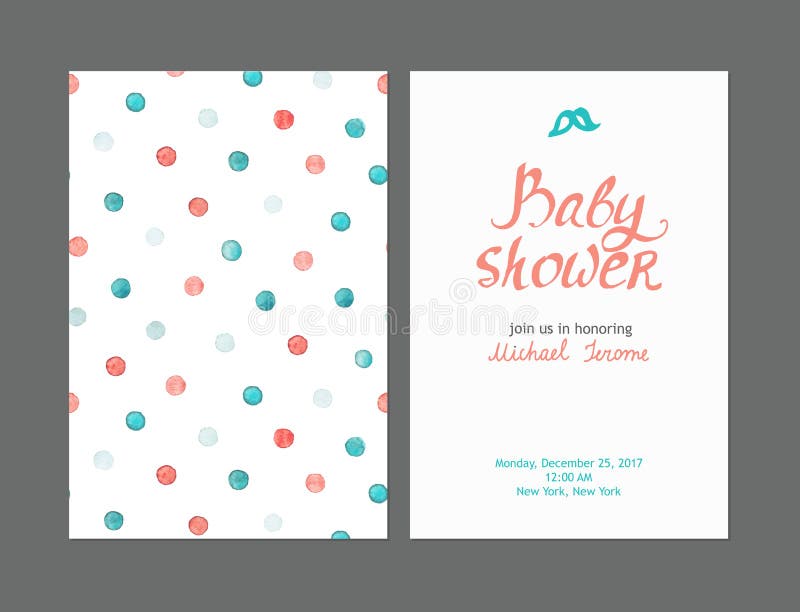 Invitations de garçon de fête de naissance, calibres de vecteur illustration libre de droits Invitations de garçon de fête de naissance, calibres de vecteur illustration libre de droits