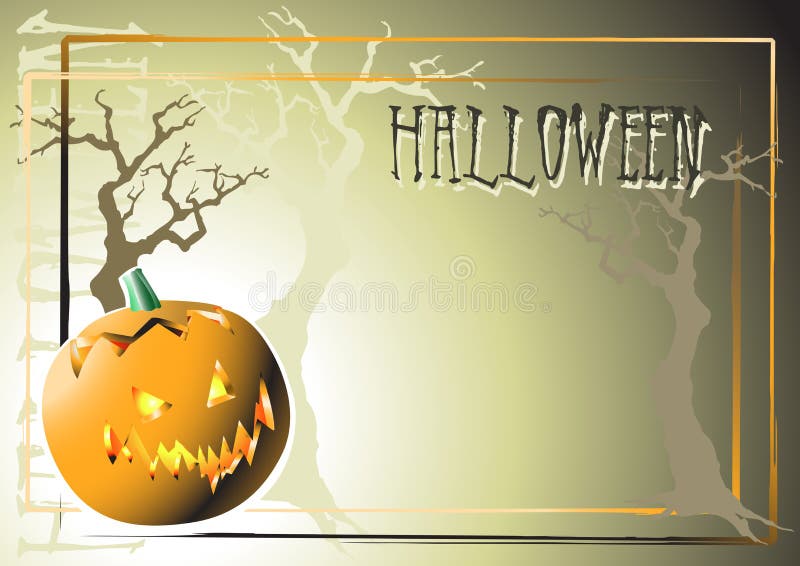Invito del partito di Halloween illustrazione vettoriale Invito del partito di Halloween illustrazione vettoriale