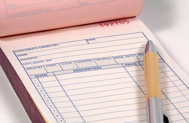 Invoice royalty free stock photo Invoice royalty free stock photo