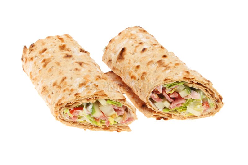 Involucri del panino del pane nero immagini stock Involucri del panino del pane nero immagini stock