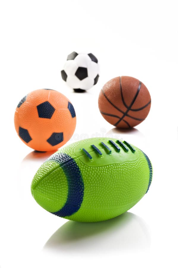 Inzameling van sportballen