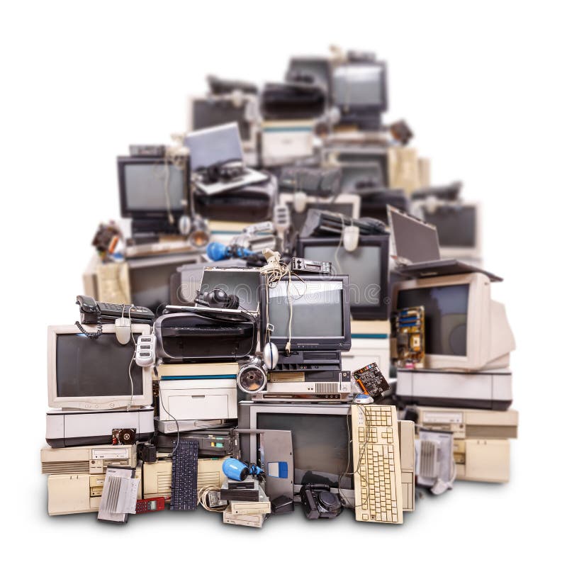 Inútiles electrónicos alistan para reciclar