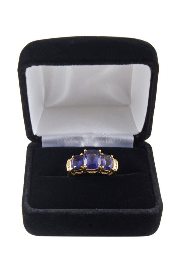 Iolite ring