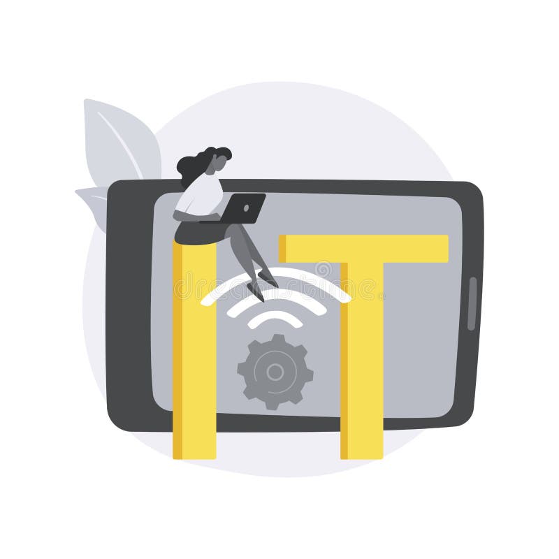 IoT development abstract concept vector illustration. vector illustration