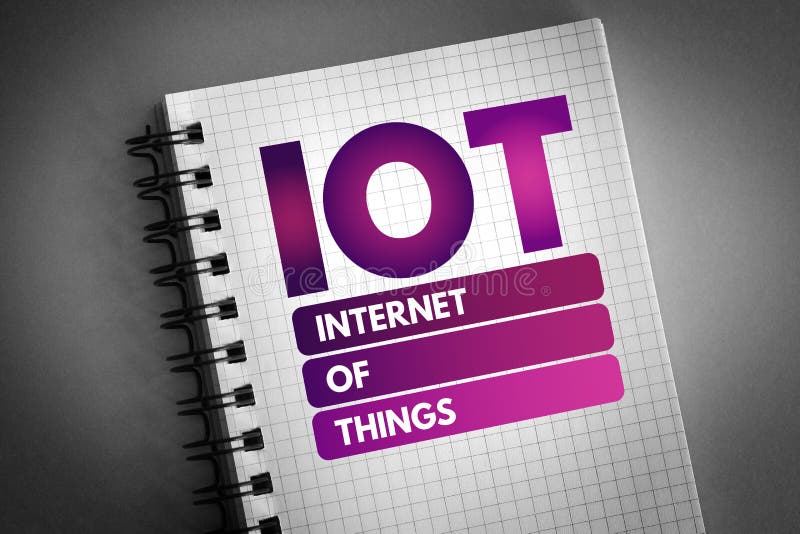 IOT - Internet Of Things acronym royalty free stock image