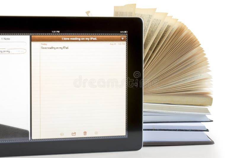 Ipad 3 and books