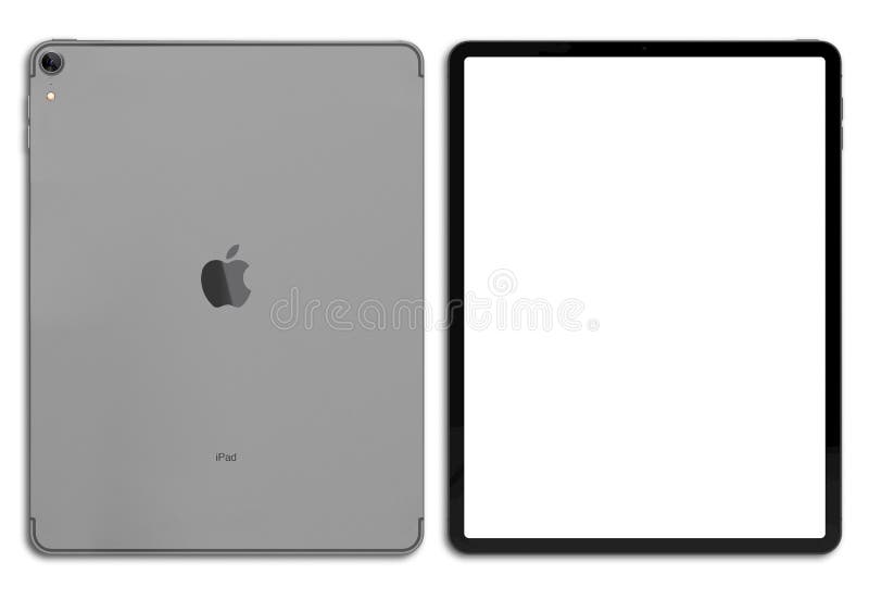 CRACOW, POLAND - NOVEMBER 6, 2018: New Apple iPad Pro 2018 with blank screen displayed. The 2018 iPad Pro comes in 11- and 12.9-inch variants. CRACOW, POLAND - NOVEMBER 6, 2018: New Apple iPad Pro 2018 with blank screen displayed. The 2018 iPad Pro comes in 11- and 12.9-inch variants.