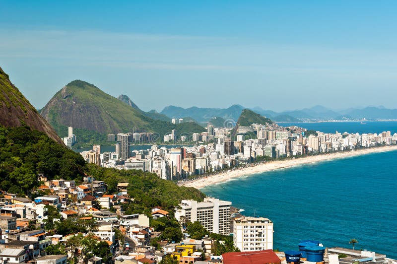 Ipanema Beach Aerial View