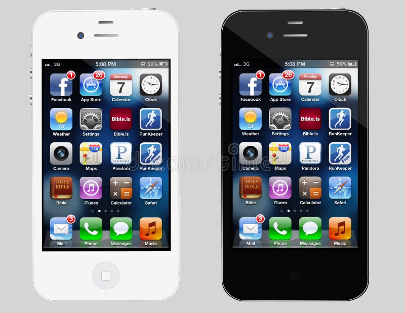 IPhone 4s stock illustration