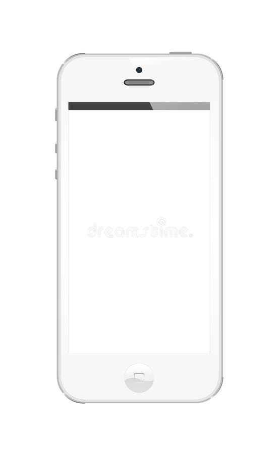 New Apple iPhone 6 white editorial stock image. Illustration of call