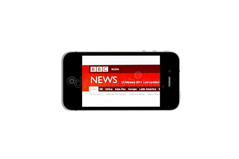 BBC NEWS website displayed on iPhone screen. Iphone screen recording stock images, royalty-free photos and pictures