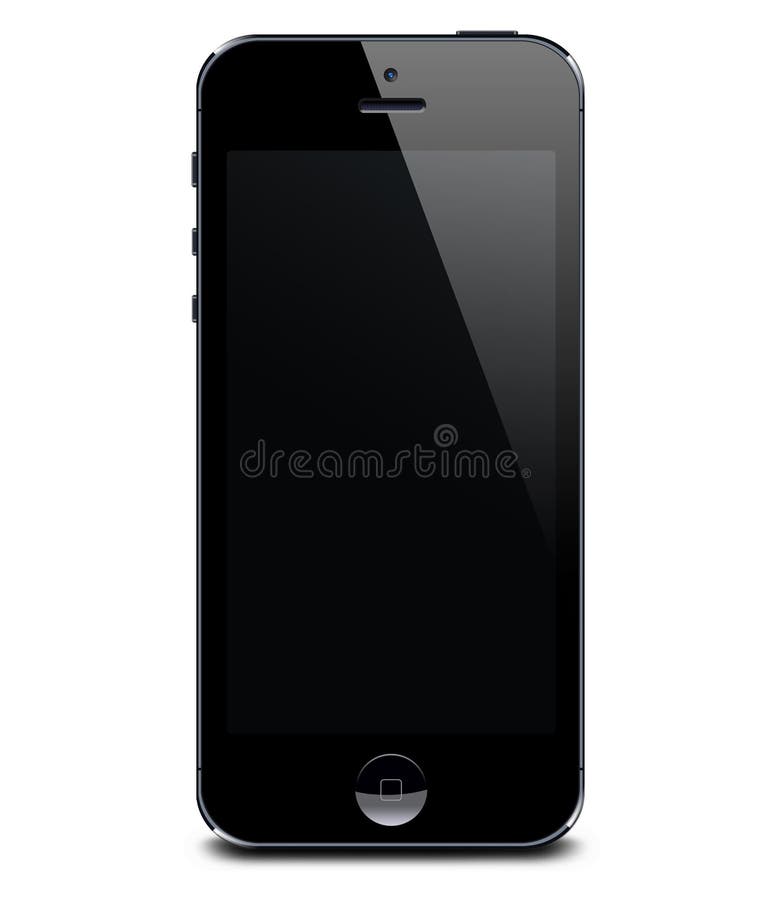 Iphone 5 editorial stock photo. Illustration of communications 48398218