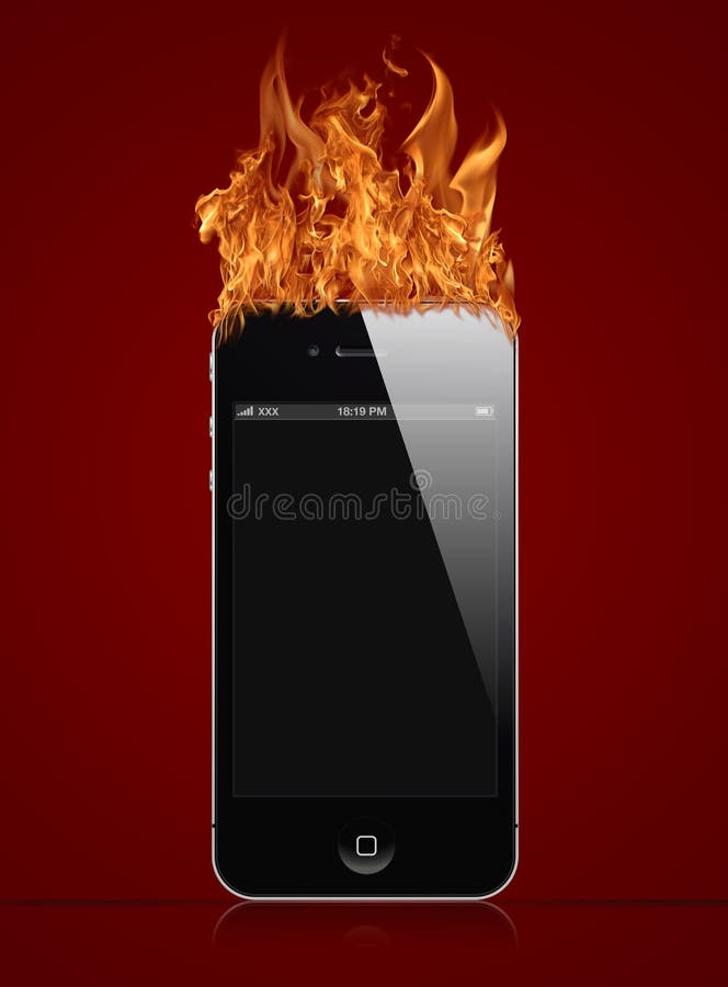 Iphone Fire Stock Illustrations – 240 Iphone Fire Stock Illustrations,  Vectors & Clipart - Dreamstime