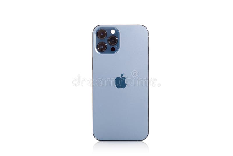 IPhone 12 Pro Max Pacific Blue Editorial Photography Image of mobile