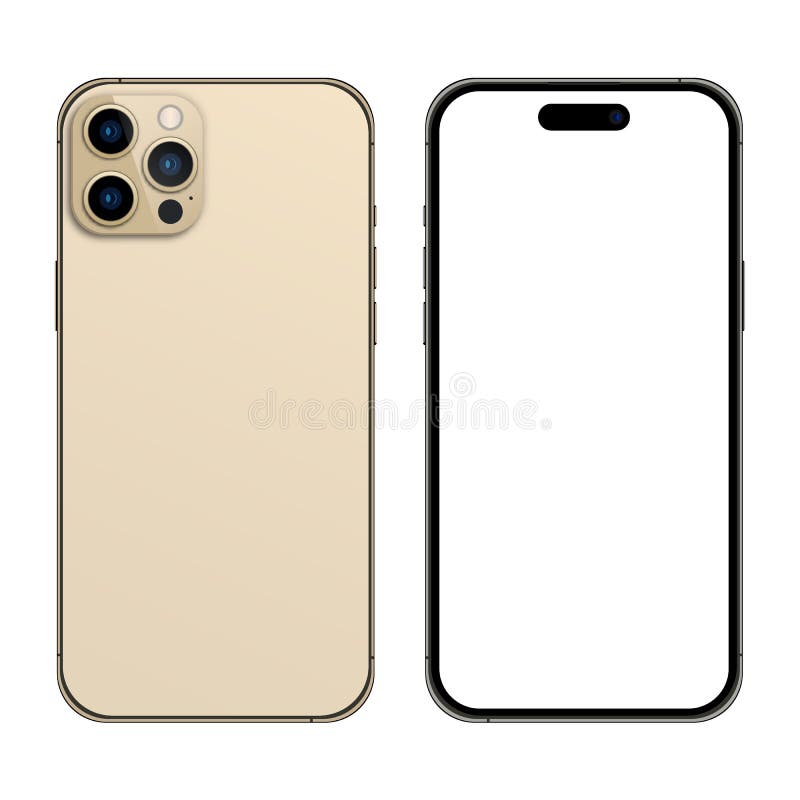 Iphone 14 Pro Mockup. Mockup Screen Iphone and Back Side Iphone. Iphone