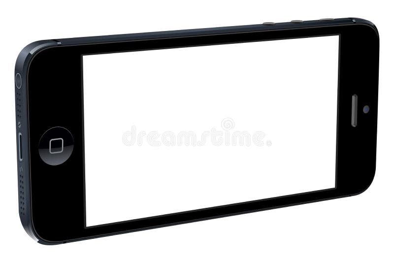 Iphone 5 τρισδιάστατο απεικόνιση αποθεμάτων Iphone 5 τρισδιάστατο απεικόνιση αποθεμάτων