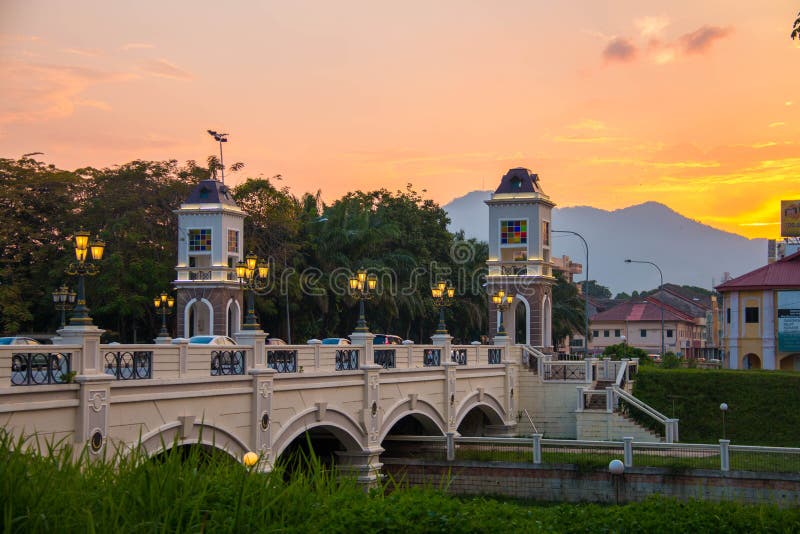 Ipoh Bridge stock photo. Image of scene, sunny, ipoh - 53137228