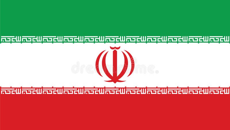 Írán vlajka.