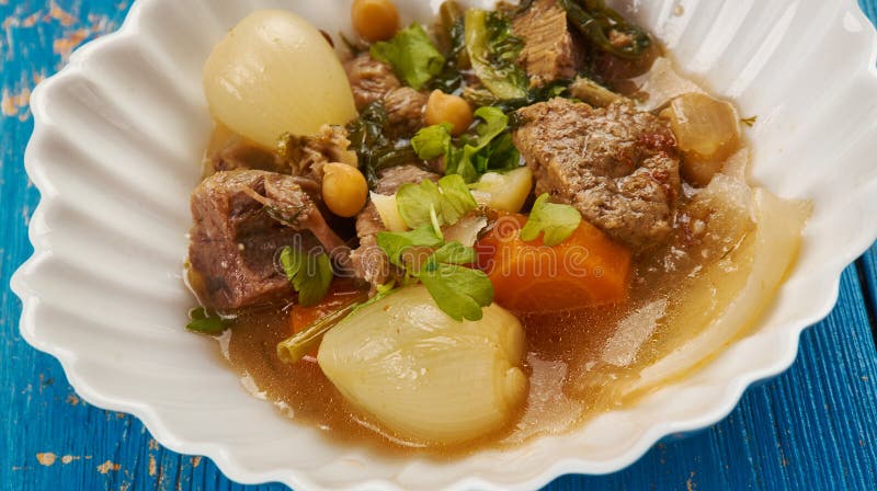 Iranian Dizi Mutton stew