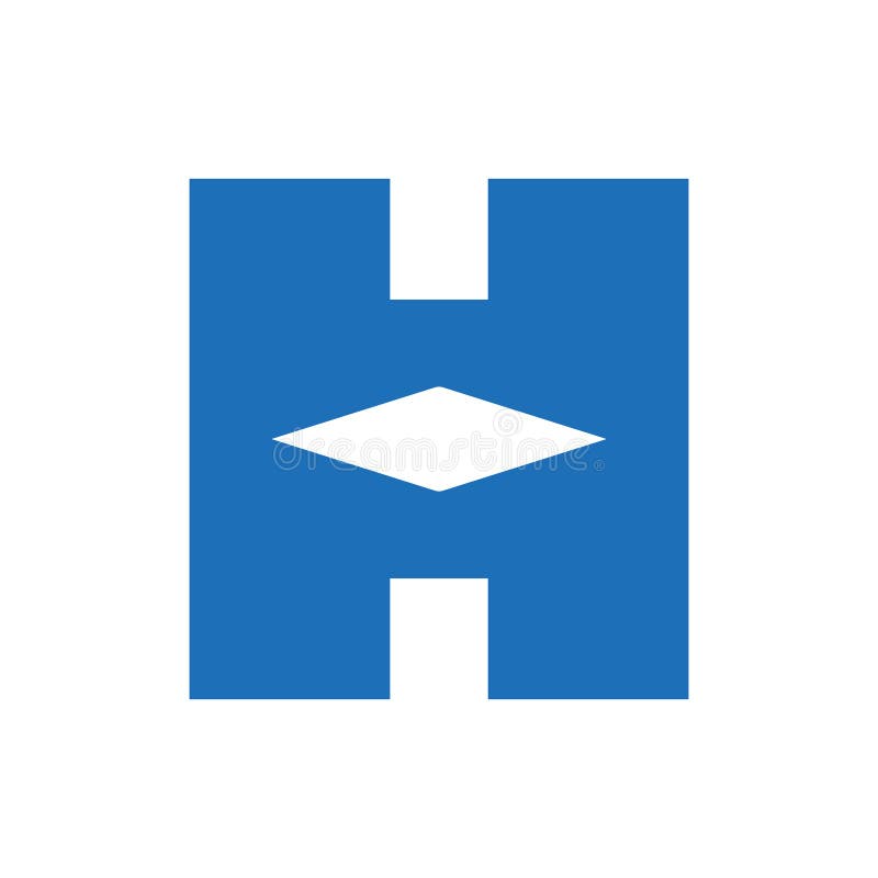 h-logo-design-easy-catchy-h-symbol-stock-vector-illustration-of