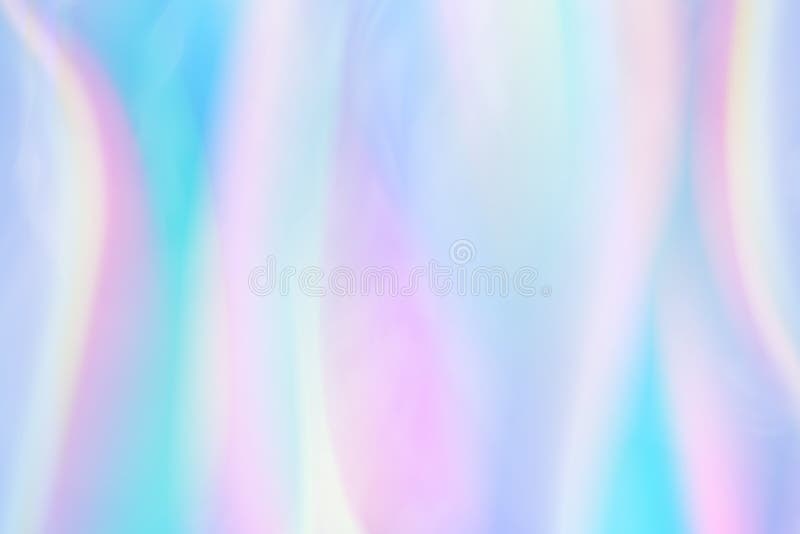 Iridescent Holographic Gradient Pastel Colors Background Rainbow