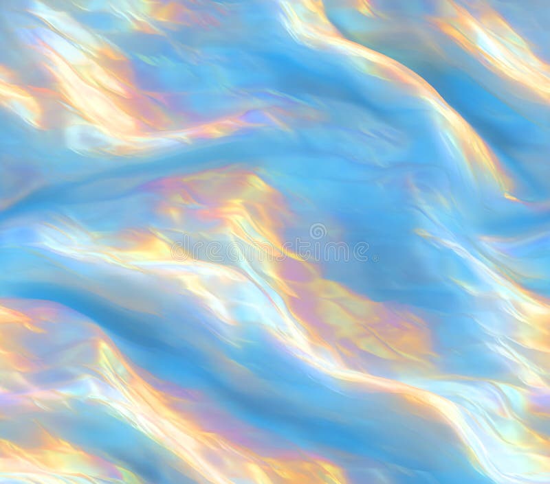 Iridescent Pastel Blue Texture Shimmering Background for Design Projects stock illustration
