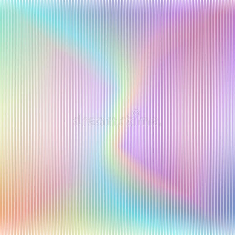 Iridescent ribbed glass gradient texture background. Modern style banner background Vector illustration vector illustration