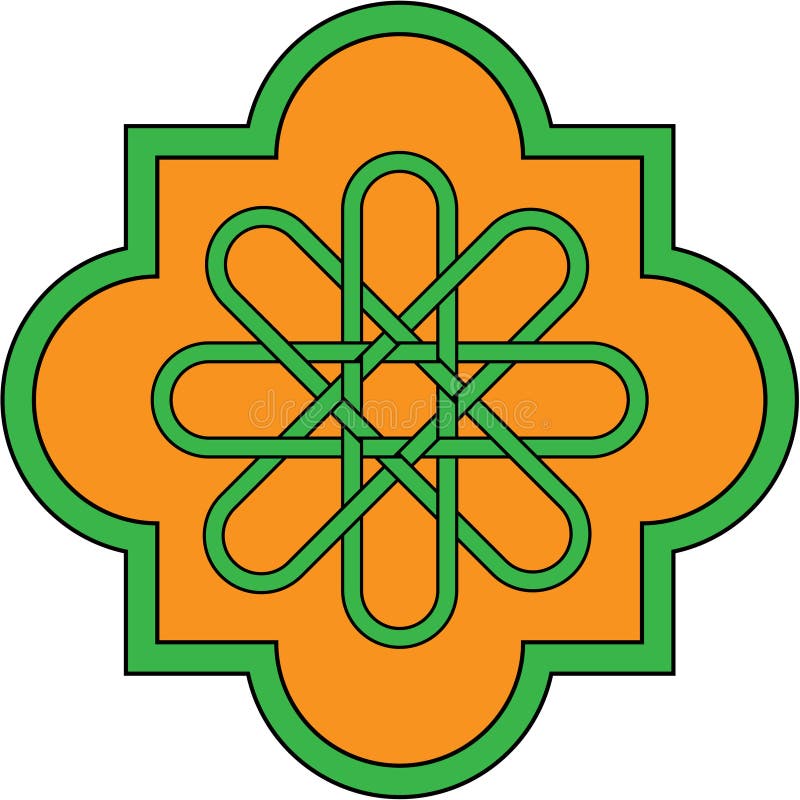 Irish cross royalty free illustration