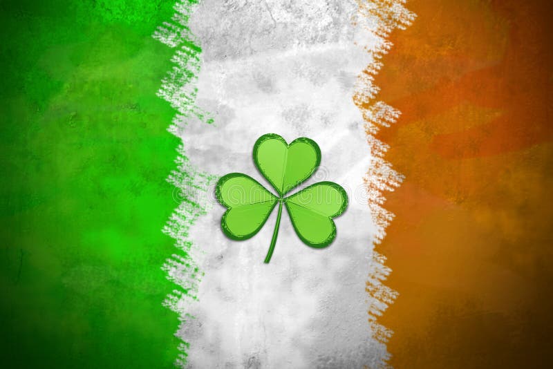 Distressed Irish Flag Background - St Patrick`s Day. Distressed Irish Flag Background - St Patrick`s Day