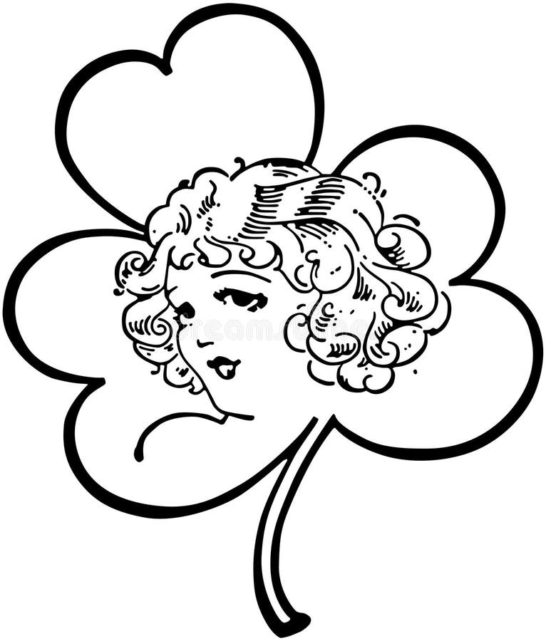 Irish Lass In Shamrock