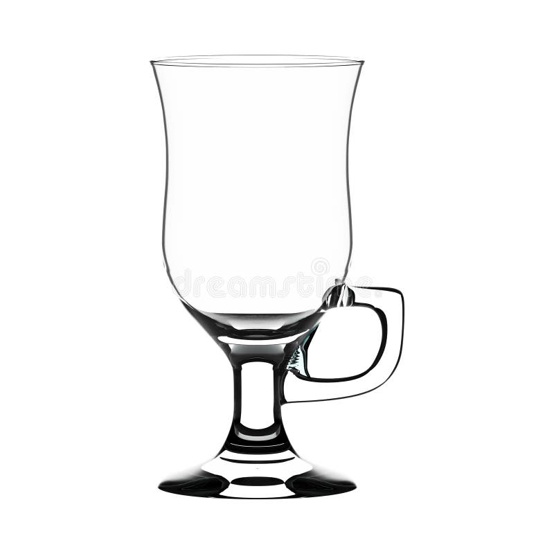 Irishcoffeeglas vektor abbildung