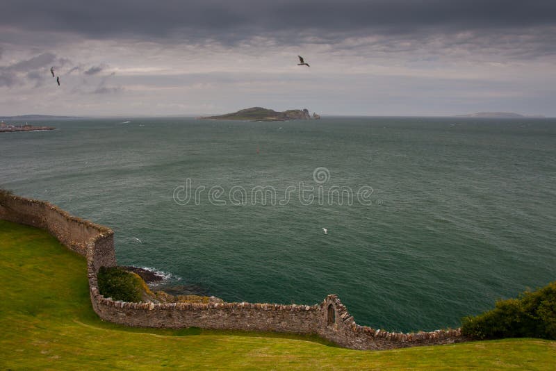 Irland ögonö som tas från Howth, Dublin, Irland royaltyfria bilder Irland ögonö som tas från Howth, Dublin, Irland royaltyfria bilder