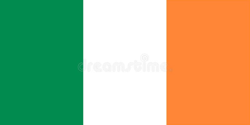 Irlandczyk flaga royalty ilustracja Irlandczyk flaga royalty ilustracja