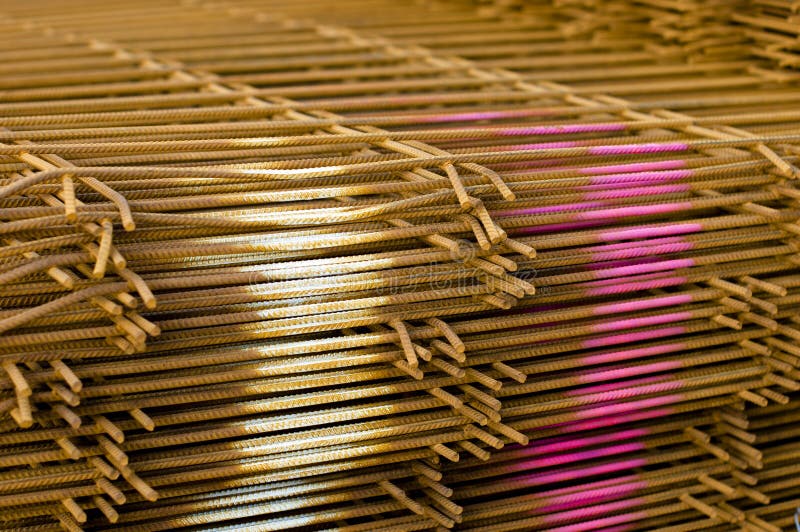 Iron bars stock image. Image of materials, pile, material 22673011