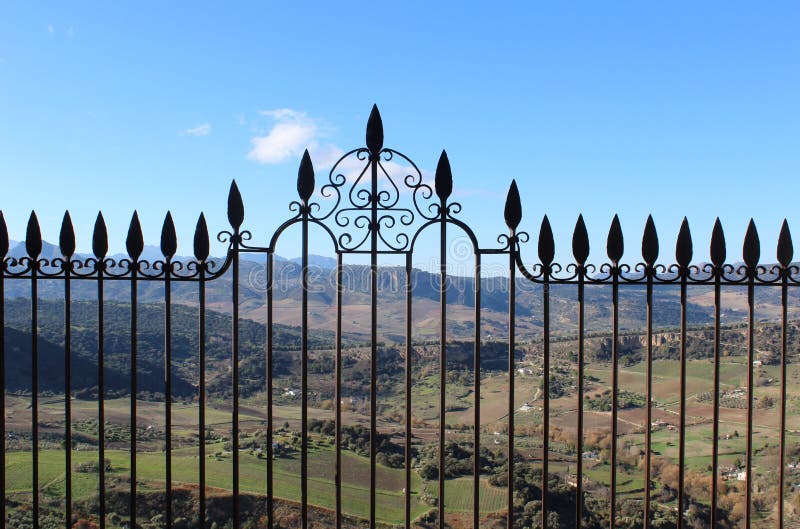 Iron bars door stock image. Image of bars, steel, wrought 93662243