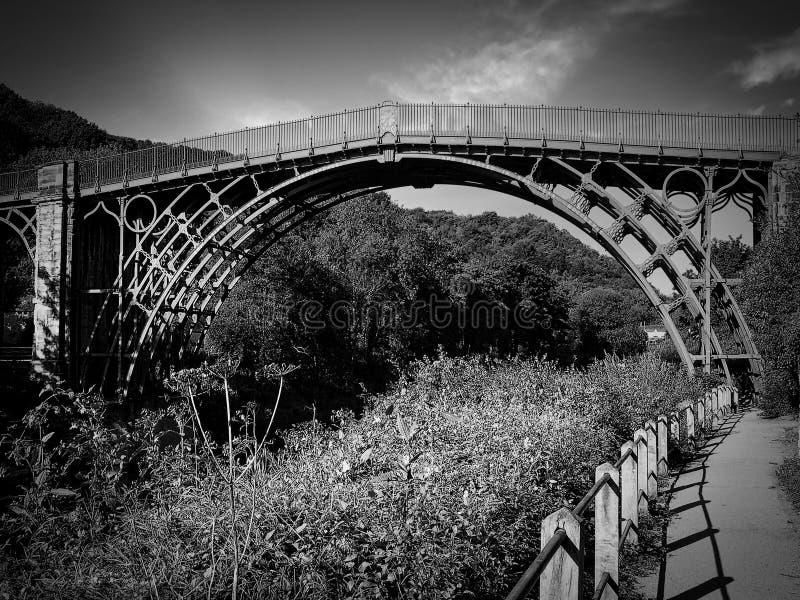Iron Bridge B/W Fine Art