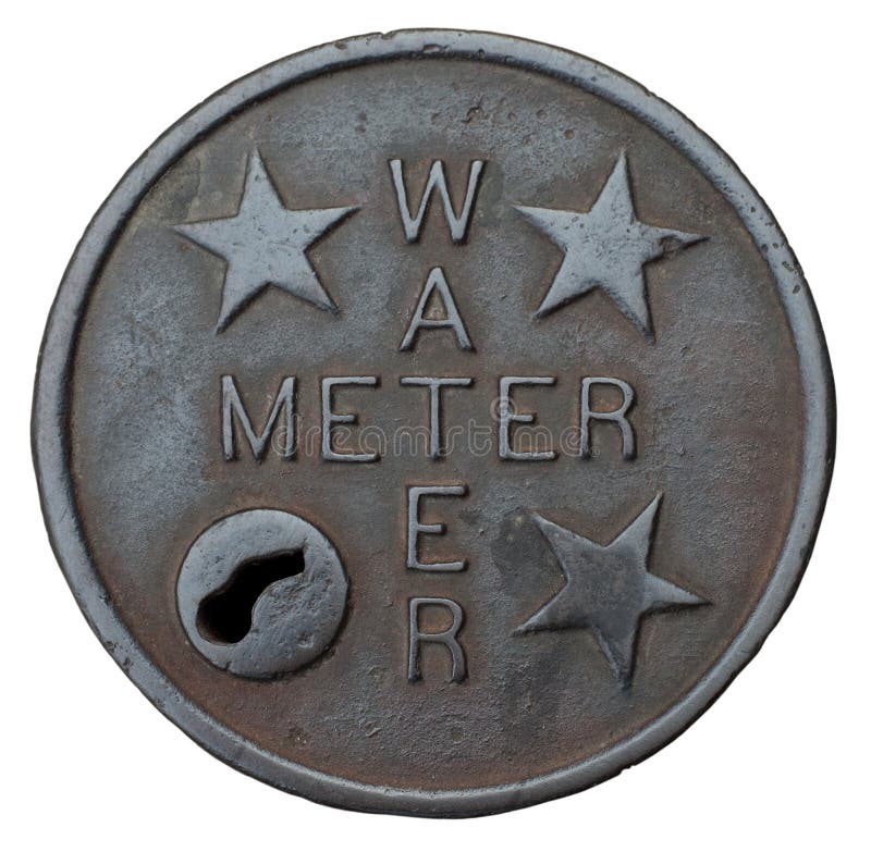 Iron cover for neighborhood water meter