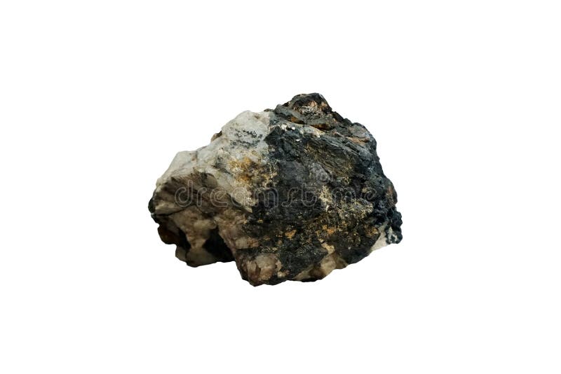 Manganese Ore Isolated On White Background Stock Image Image Of Closeup Clay 179947141