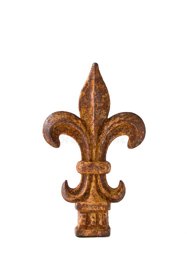 Iron Fleur-de-Lis Finial