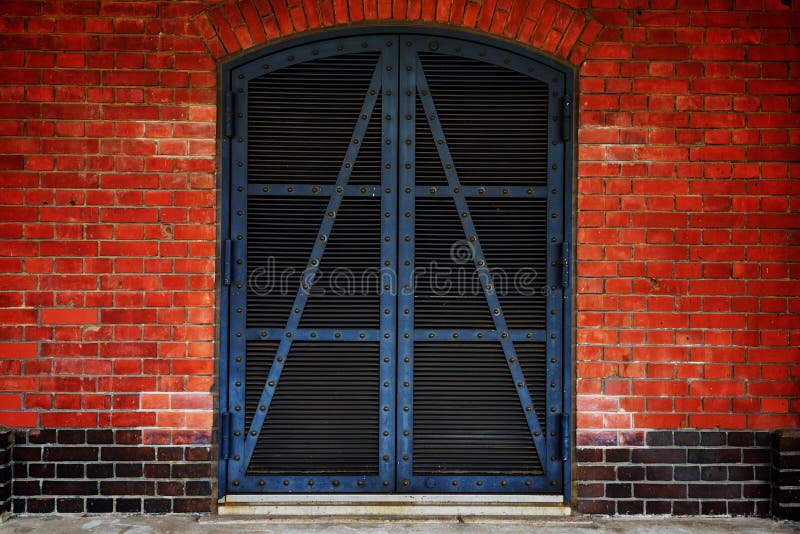 iron gate at Yokohama Red brick