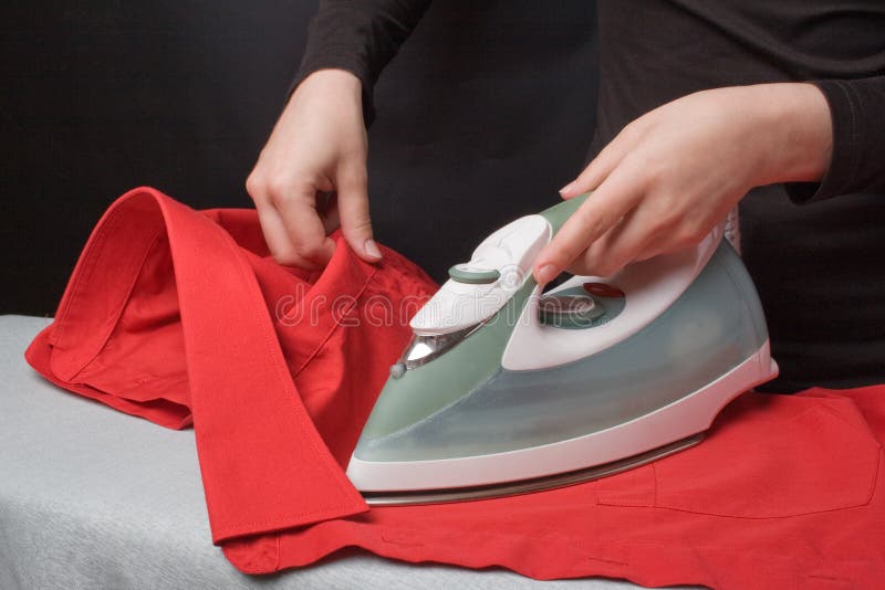 Man ironing stock image. Image of board, household, cloth 28537873